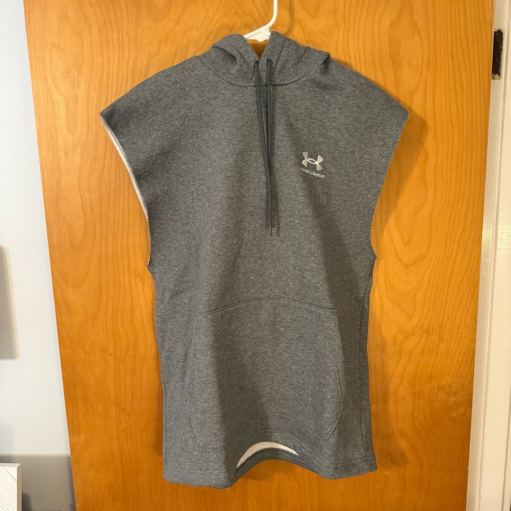 Under Armour Charcoal Sleeveless Hoodie